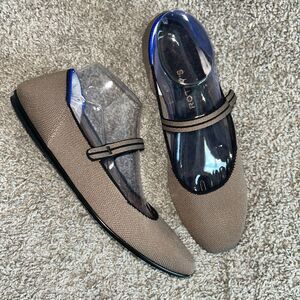Rothy's The Square Mary Jane Flats Portobello Womens Sz 10
